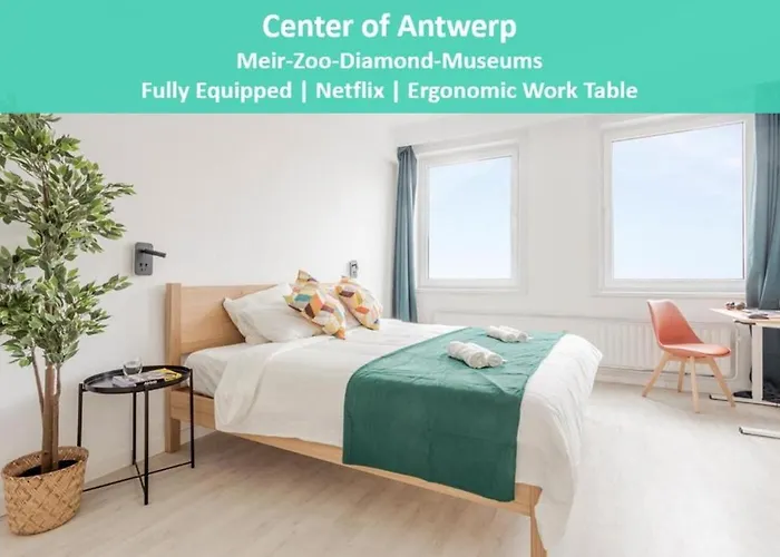 Center Of Antwerp, Fully Equipped, Train Station