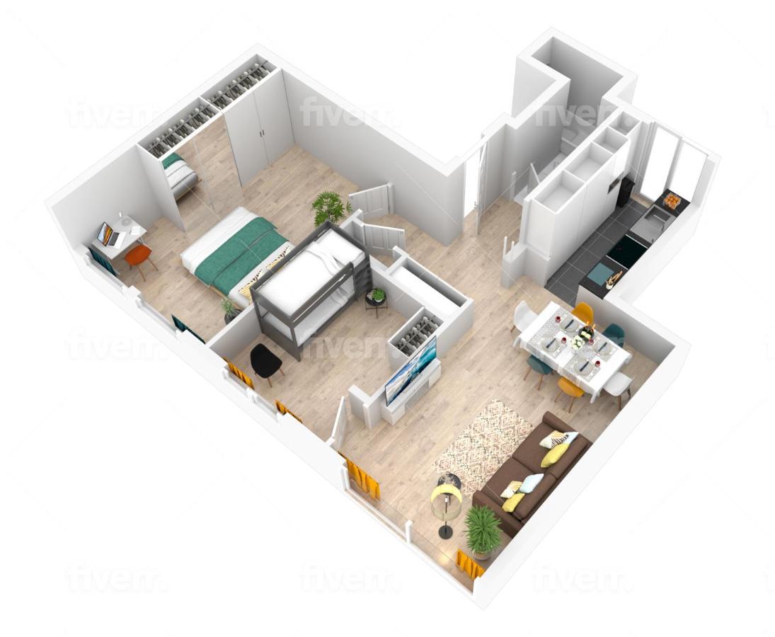 Center Of Antwerp, Fully Equipped, Train Station Appartement