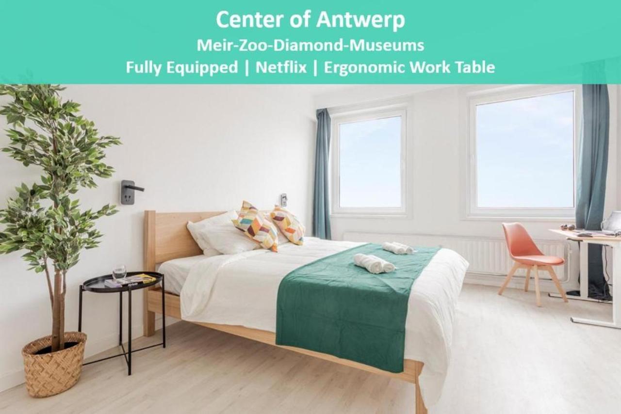 Appartement Center Of Antwerp, Fully Equipped, Train Station *
